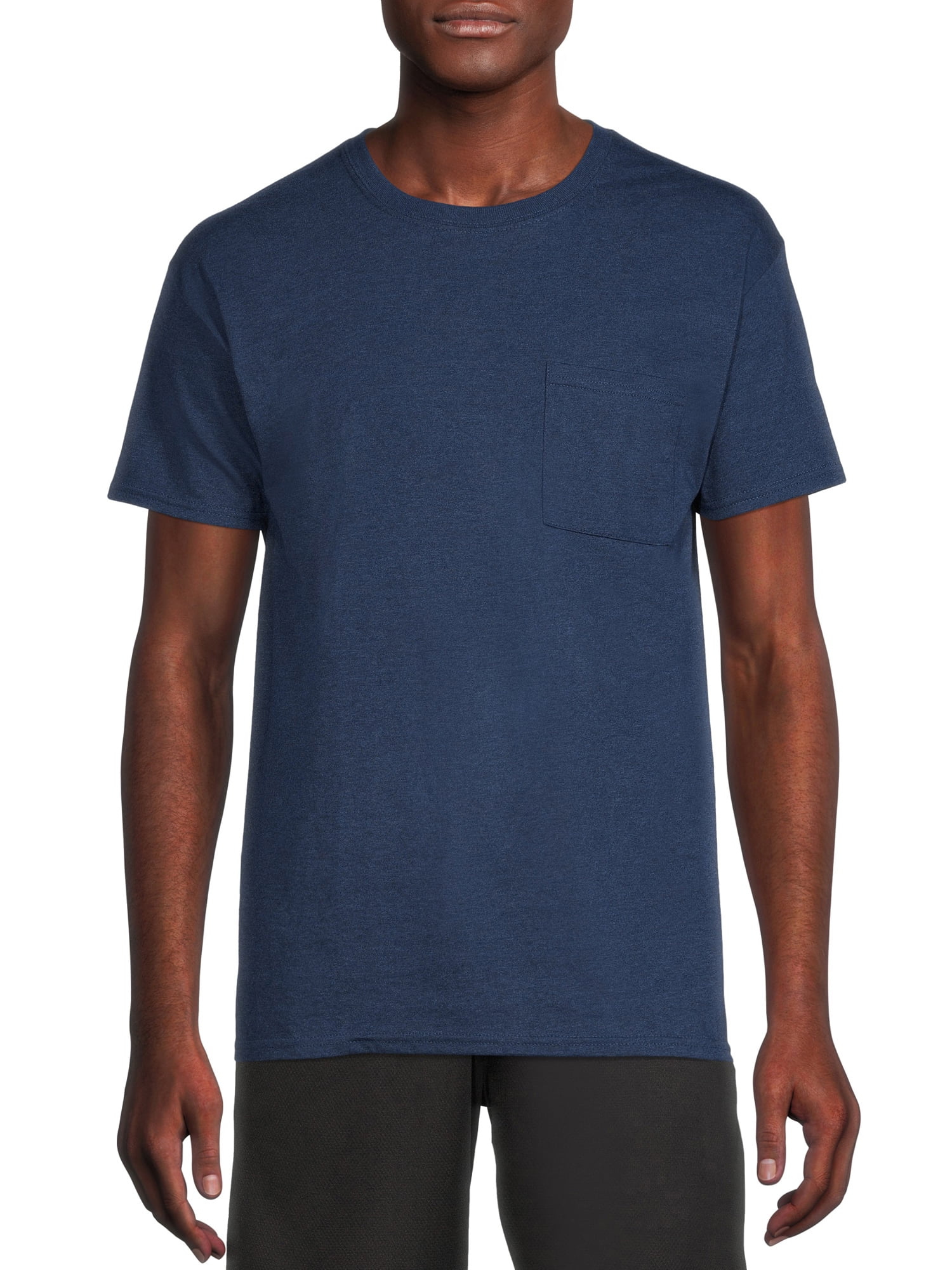 Athletic Works Men's and Big Men's Pocket T-Shirt, Sizes S-4XL