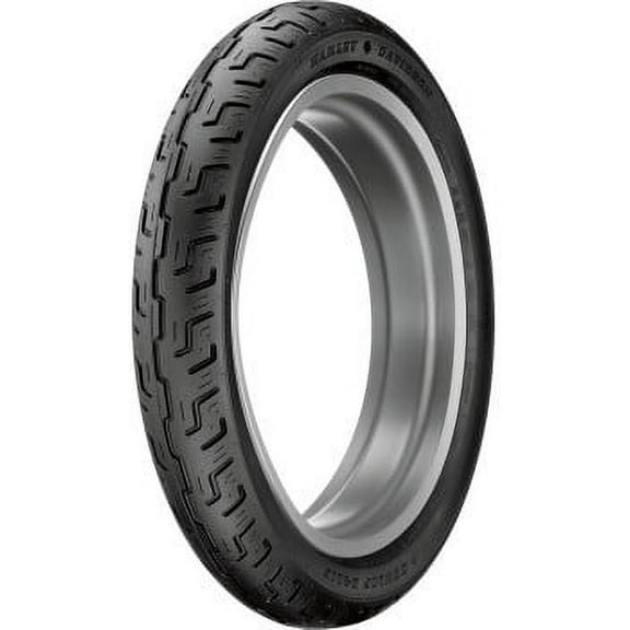 D401 Front Motorcycle Tire 90/90-19 (52H) Black Wall - Fits: Harley-Davidson Softail Rocker Custom FXCWC 2008-2011