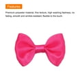 thumbnail image 4 of Uxcell 50pcs Dark Pink Bow Ties 1.5"x1" Mini Bowknot for Crafting Little Satin Bows, 4 of 5