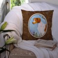 thumbnail image 3 of Carolines Treasures SS8663PW1414 Setter Decorative Fabric Pillow, 3 of 4