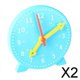 thumbnail image 1 of Paquete de 2-6 relojes Time Teacher para decir la hora, juguetes educativos, decoración para niños 2 piezas, 1 of 8