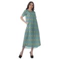 thumbnail image 2 of Moomaya Robes d'Été pour Femmes Imprimées Grande Taille en Coton Flex Robes pour Dames, 2 of 5