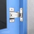 thumbnail image 3 of Pestillo de acero inoxidable de 90 grados Cerradura de puerta corrediza de ángulo recto de seguridad (L) Likrtyny  Libre de BPA, 3 of 4