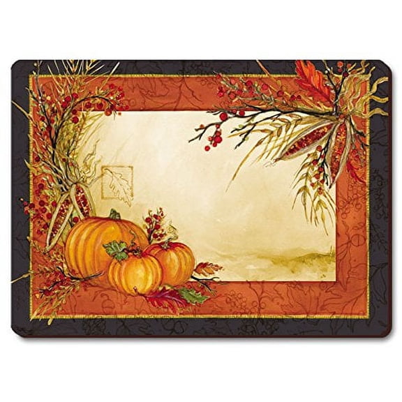 CounterArt Hardboard Placemat, Autumn Array, Set of 2