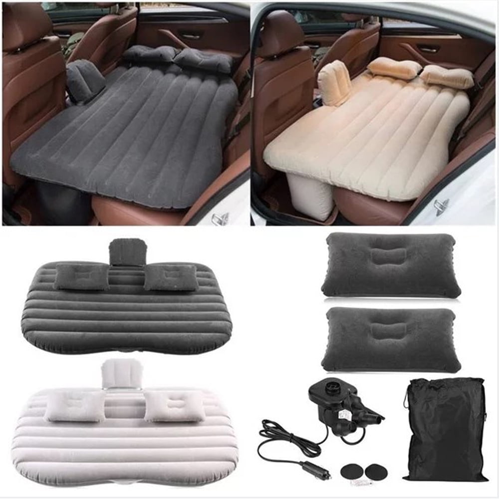 Greensen SUV Air Mattress With Pump & Pillows - Inflatable Car Bed For Camping, Travel, Sleep In Sedan Or SUV