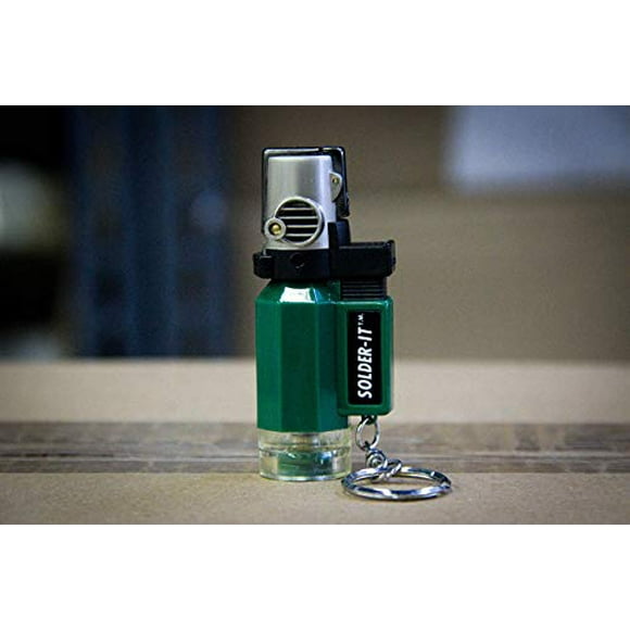 Solder-It Torche Micro Jet Turbo-Lite Résistante aux Enfants pour Camping, Kits de Survie, Réparations Ménagères, Cigares et Plus