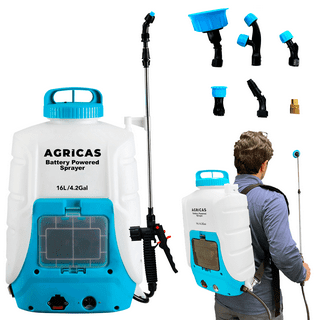 4 Gallon Battery Backpack Sprayer Lithium Powered Electric Operated fo –  Tomahawk Power