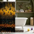 thumbnail image 3 of Manfei Aquatic Bird Pattern Shower Curtain 72Wx72L,Rustic Mallard Bathroom Curtain, 3 of 5