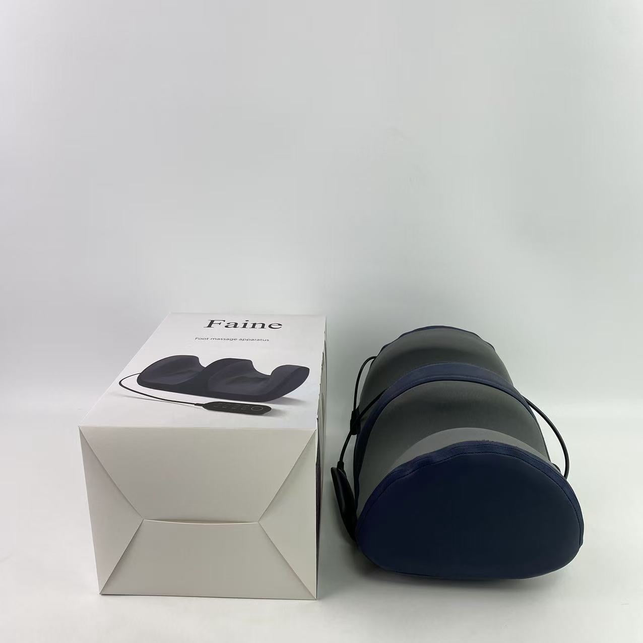 Faine Foot massage apparatus, feet,Foot Massager Machine with Heat, Shiatsu Foot and Calf Massager with Remote, Offer Deep Kneading Rolling Ankle, Leg Massage, Fits Up to US Men Feet Size 14