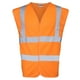 thumbnail image 1 of RTY High Visibility - Chaleco de Alta Visibilidad Sin Mangas para Adultos Unisex - Pack de 2 (Naranja fluorescente), 1 of 1
