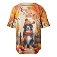 thumbnail image 2 of Happy Thanksgiving Bernese Mountain Dog Give Thanks Fall Beanie Scarf Welcome All Over Print 3D Baseball Shirt Berner Lover Gifts Softball Sport - 00020, 2 of 6