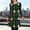 Green, variant on BLTIBY Women's Long Sleeve Plaid Dress Fashion Casual Swing Round Neck Christmas Mini Dresses with Pockets Black 2 S
