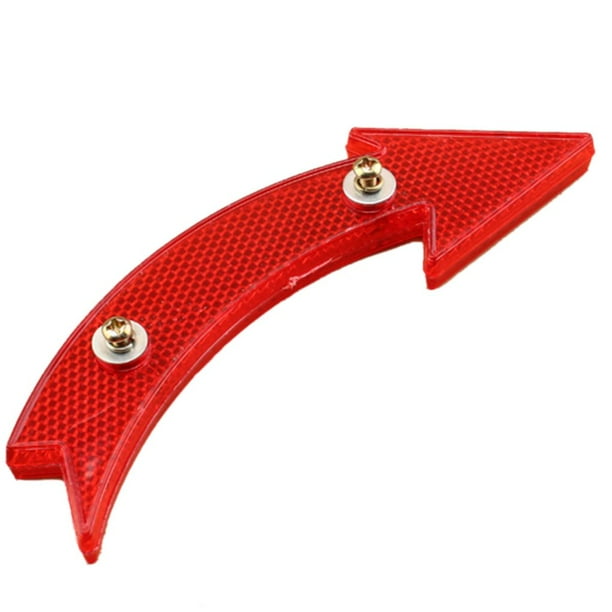 Naiovety Reflectores de Hoja reflectante para bicicleta de carretera, accesorios de aviso con forma de flecha para ciclismo de montaña Ciclismo