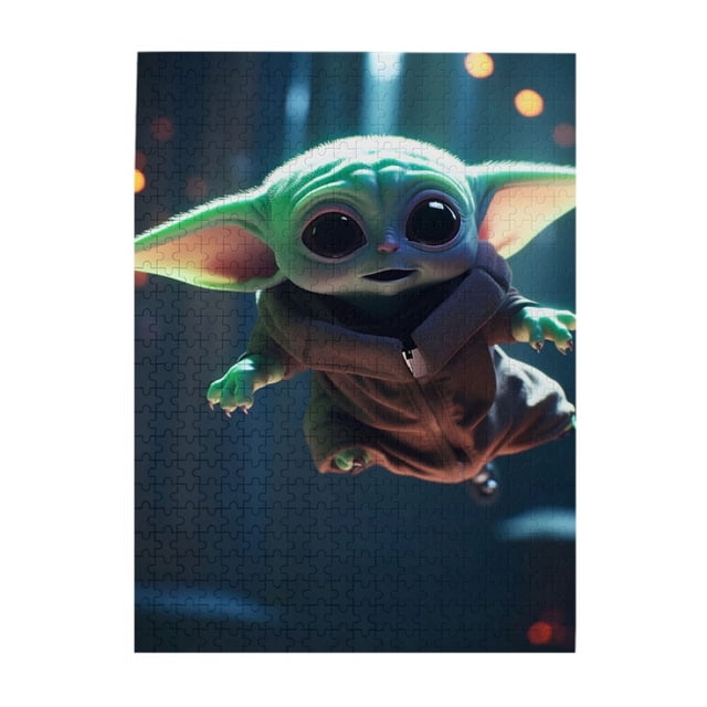 Rompecabezas de Yoda de 1000 piezas de madera para la memoria, agilidad, juegos familiares, juguetes para niños, niñas y adultos, regalos desafiantes para decoración del hogar