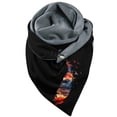 thumbnail image 2 of TIMIFIS Tuques pour Femmes Mode Hiver Femmes Imprimé Bouton Doux Châle Décontracté Chaud Foulards Châles -, 2 of 3