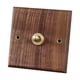thumbnail image 1 of Placa de interruptor de luz de madera para decoración de pared, práctica y fácil de instalar. Palanca única, 1 of 9