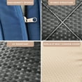 thumbnail image 4 of Walsunny 7 Pieces Patio Conversation Set, All-Weather Rattan Wicker Patio Furniture Sets with 6 Chairs and 1 Coffee Table, Washable Couch Cushions,Sliver Rattan Navy Blue Cushions, 4 of 7