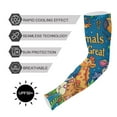 thumbnail image 5 of ALAZA Cute Giraffe Elephant UV Sun Protection Arm Sleeves UPF 50+ Compression Cooling Sleeve 1 Pair, 5 of 7