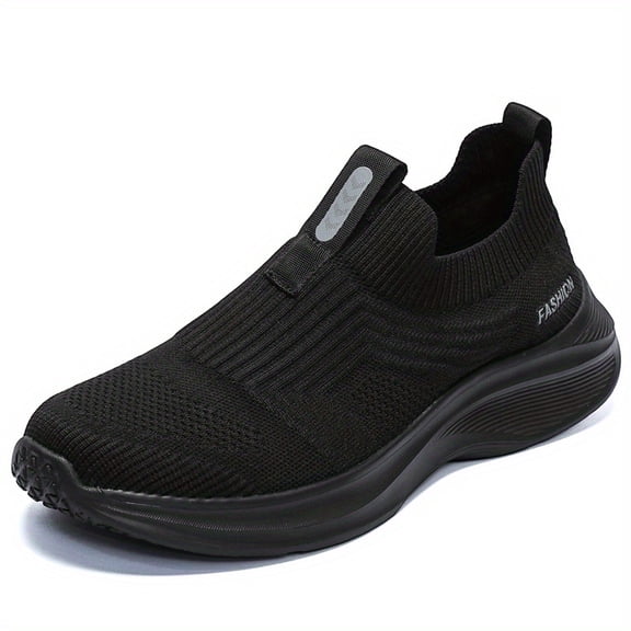 Knitted Casual Shoes Lightweight And Minimalist Slip-On