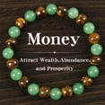 thumbnail image 5 of Money Feng Shui Bracelet Golden Tiger Eye & Jade Natural Stone Beaded Bracelet, Adjustable Elastic Cord Lucky Crystal Healing Stone Jewelry for Women, 5 of 6