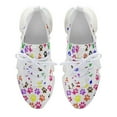 thumbnail image 5 of Colorful Paw Print Walking Shoes for Men Woman Lightweight Tennis Fashion Elastic Sports Shoes Cushion Basketball Shoes, 5 of 7