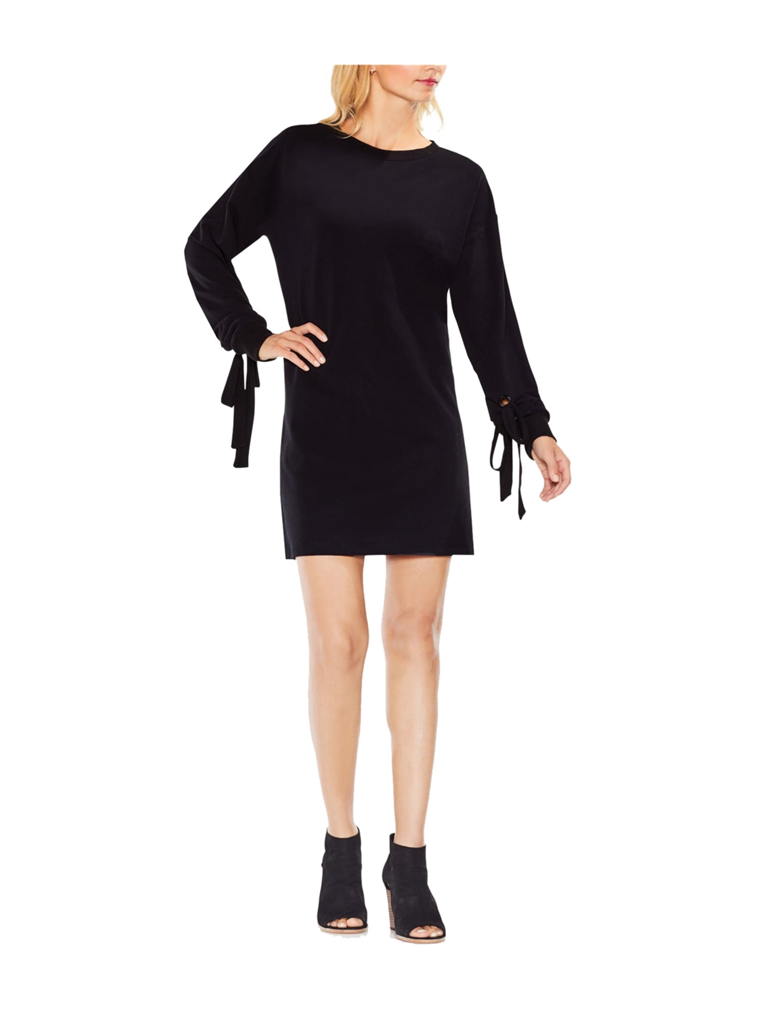 vince velvet shirt dress