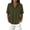Army Green, variant on Women Cotton Linen Polo Shirt Casual Short Sleeve Summer Snap Button V Neck Loose Drop Shoulder Work Office Beach Tops