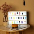 thumbnail image 2 of Cinema Light Box Neon Signs, Warm White LEDs Lightbox with Letters, Numbers, Symbols, 2 of 5