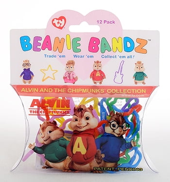 NEW Ty Beanie Bandz Alvin & The Chipmunks Collection Rubber Silly Band Bracelets 