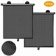 thumbnail image 3 of Retractable car side window sunshade shade roll-up sun visor, 3 of 5