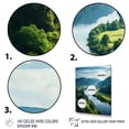 thumbnail image 3 of Designart "River Meandering Through Marshland III" Landscape & Nature Floater Framed Canvas Art Print, 3 of 7