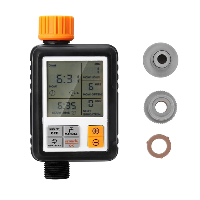 Graflsoa Smart Outdoor Garden Watering Timer - Automatic Plant Irrigation System, No Battery Included, Bulk Order 20pcs/Box
