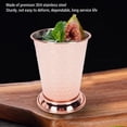 thumbnail image 3 of Copa De Menta Julep, Acero Inoxidable De Acero Inoxidable Accesorios De Barra De Vidrio Para Barras De Vidrio Para Carreras De Caballos Restaurante En Casa, 3 of 7