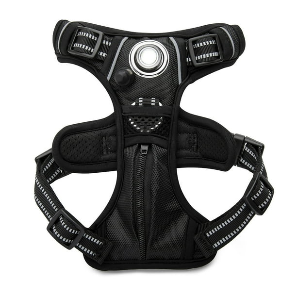 Headlight Harness Dog Safety Harness (Black/Medium)