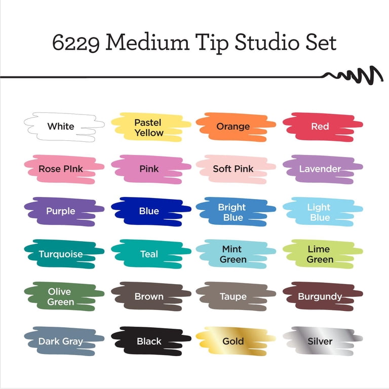 Apple Barrel Multi-Surface Paint Pens, 24-Piece Medium Tip Set photo 4