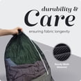 thumbnail image 4 of 1 Pack Mesh Laundry Bag - Large 24" x 36" - Durable, Machine Washable with Secure Drawstring Closure - Perfect for College Dorms, Laundromats, Apartments (Black), 4 of 7