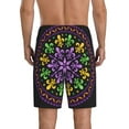 thumbnail image 4 of Lsque Mardi Gras5 Mens Sleep Pajama Shorts,Short Pajama Pants, Cotton Ultra-Soft Knit-4X-Large, 4 of 9