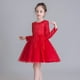 thumbnail image 4 of Vestido de princesa para niñas, otoño e invierno, vestido de malla hinchada, para niñas de 3 a 15 años, de talla mediana y grande, vestido de boda para niñas de flores, 4 of 5