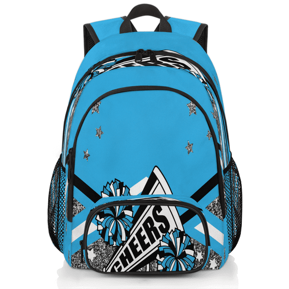 Herdesigns Cheer Themed Laptop Backpack for Women Men, 18.3 Inch Large Computer Backpacks Fashion Teacher Nurse Bag Casual Daypack for Work Travel
