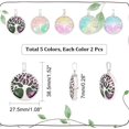 thumbnail image 2 of 10 Pcs Tree of Life Charms 5 Colors Glass Crystals Tree Life Pendants Charms Good Luck Yoga Charms Mixed Natural Gemstone Pendants for Necklace Jewelry Making Keychain Keyring DIY, 2 of 6