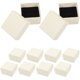 thumbnail image 4 of 10 cajas de almacenamiento duraderas para joyas, de papel kraft, para pendientes, anillos y pendientes (blanco), 4 of 5