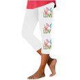 thumbnail image 1 of Pantalones de Ajuste Seco de la Moda de las Mujeres Imprimidas Leggings, Deporte de Yoga Elástico de Poliéster Elástico Respirable, 1 of 7