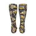 thumbnail image 6 of Bingfone Excavator At Work Print Compression Socks for Women and Men Long Socks for Running Athletic Cycling Nurse, 6 of 8