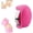 Hot Pink, variant on Egg Shell Opener Stainless Steel Egg Cracker Tool, Multifunctional Egg Separator for Raw & Hard-Boiled Eggs, Handheld Kitchen Gadget for Easy Peeling and Clean Cracking