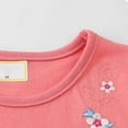 thumbnail image 6 of TAIAOJING Toddler Girl Short Sleeve Easter Dress Coton Casual Jerey Shirt Playwear Applique Dress Versatile 5-6Y, 6 of 6