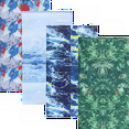 thumbnail image 6 of Savior Heat Summer Silky Wrap Head Scarf Unisex Multicolor Scarves, 6 of 6