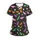 thumbnail image 5 of Puntoco Top de lactancia informal con cuello en V, manga corta y estampado de Halloween para mujer, 5 of 5