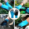thumbnail image 2 of Guantes de jardinería resistentes y duraderos con palmas recubiertas para protección y agarre antideslizante, ideales para plantar, desmalezar y podar. Disponibles en tres tallas., 2 of 6