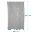thumbnail image 7 of Bath Bliss 2 Pack Heavy Weight PVC Shower Liner in Super Clear, 7 of 7