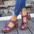 thumbnail image 5 of Closed Toe Sandals for Women Summer Ankle Strap Orthopedic Wedge Sandals with Arch Support Comfortable Wide Width Beach Sandal Hollow Out Breathable Outdoor Casual Walking Shoes, 5 of 9